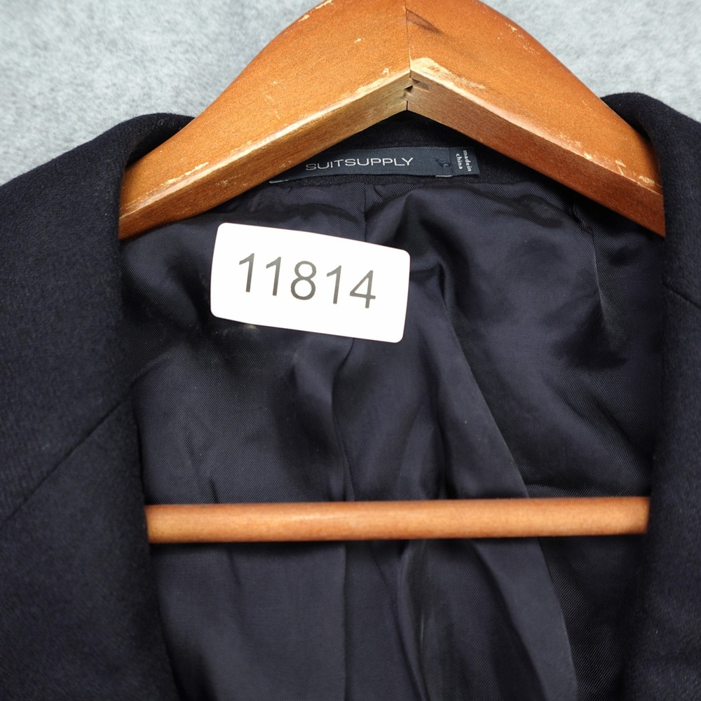 SuitSupply Suit Jacket 46R Pants 38R Navy Havana Double Breasted HL Braddon Wool - Picture 16 of 16